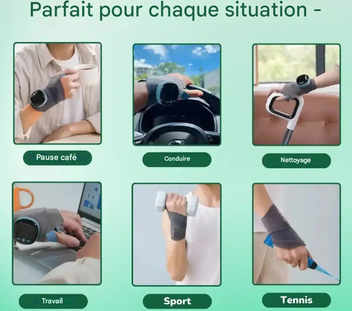 Support de poignet Vitalia™ 3 en 1